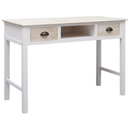 Console Table with two drawers and an open shelf in the middle