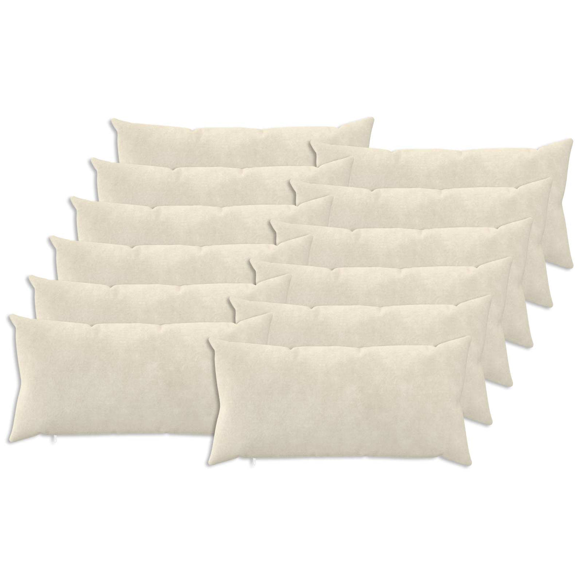Cushion HEERLEN Cream Microfiber Fleece