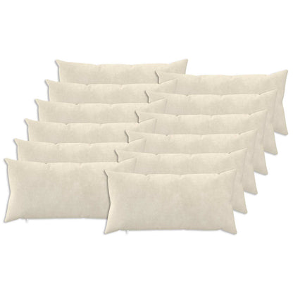 Cushion HEERLEN Cream Microfiber Fleece