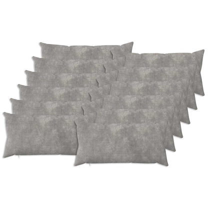 vidaXL Cushion Cover 12 pcs HEERLEN Light Grey 40 x 80 cm 1