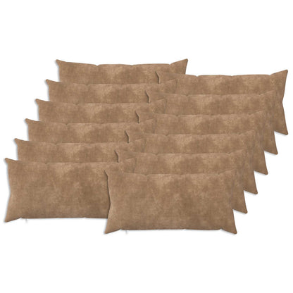Cushion HEERLEN Taupe Microfiber Fleece
