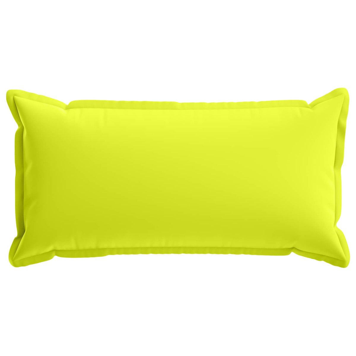 A single bright green rectangular cushion cover shown flat