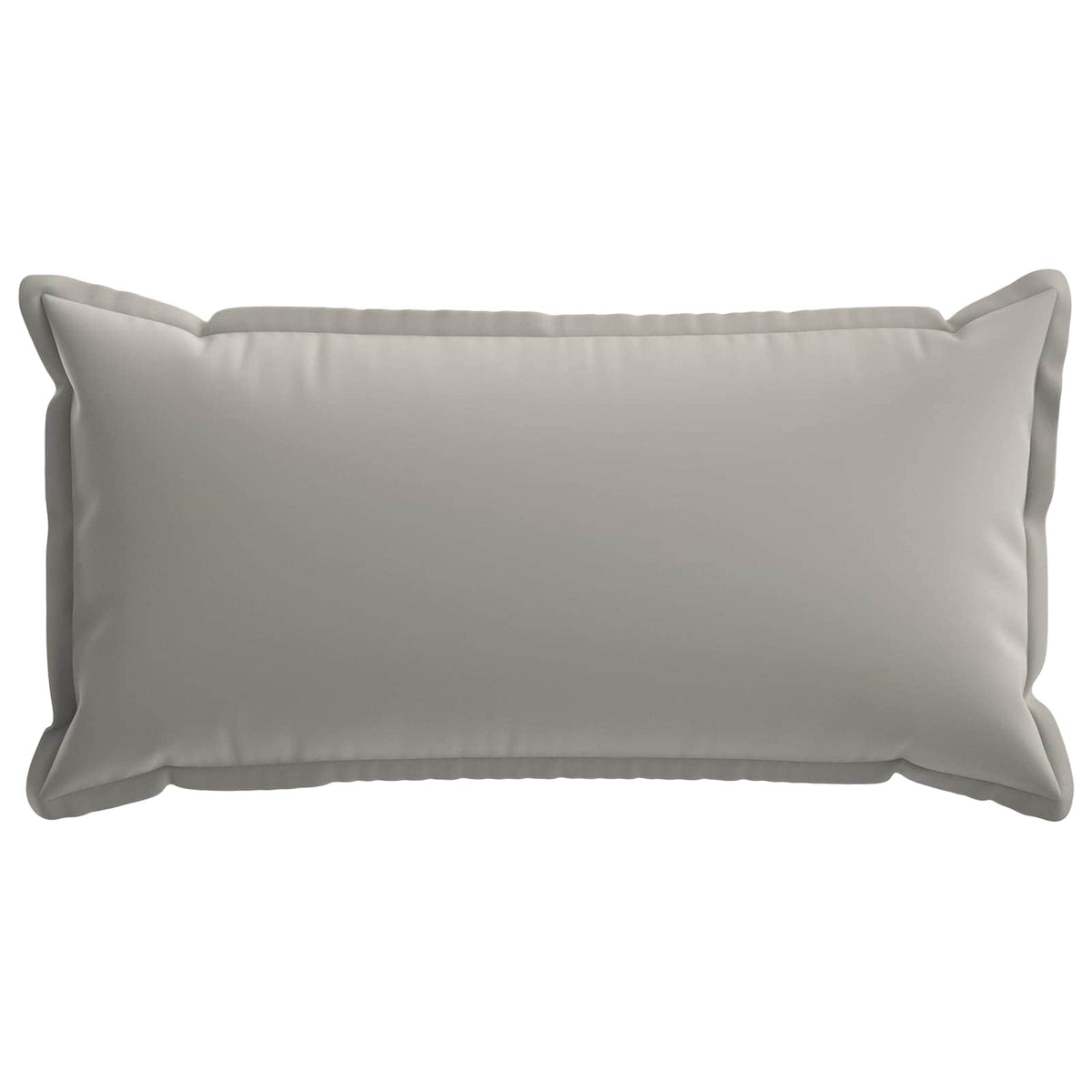 Cushion Cover 12 pcs HOUTEN Grey Polyester, a single rectangular pillowcase shown from the front against a plain white