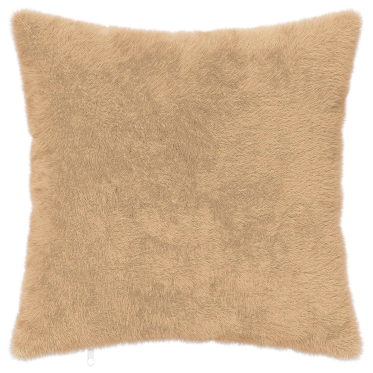 A single square cream cushion cover shown flat from the front view