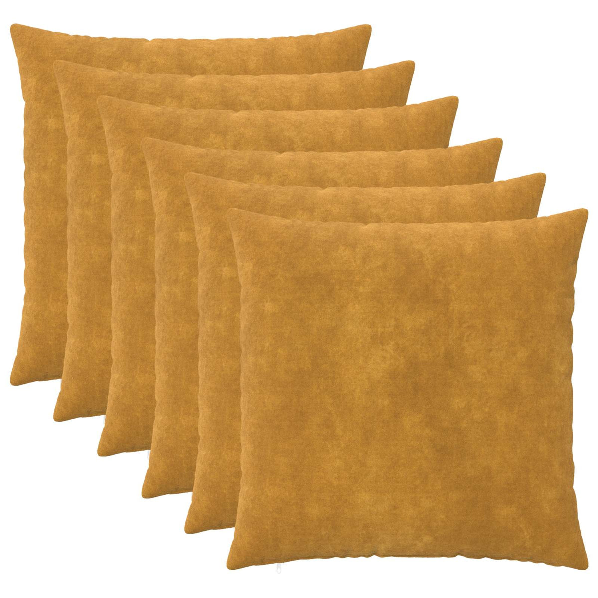 Cushion Cover HEERLEN Yellow Microfiber Fleece