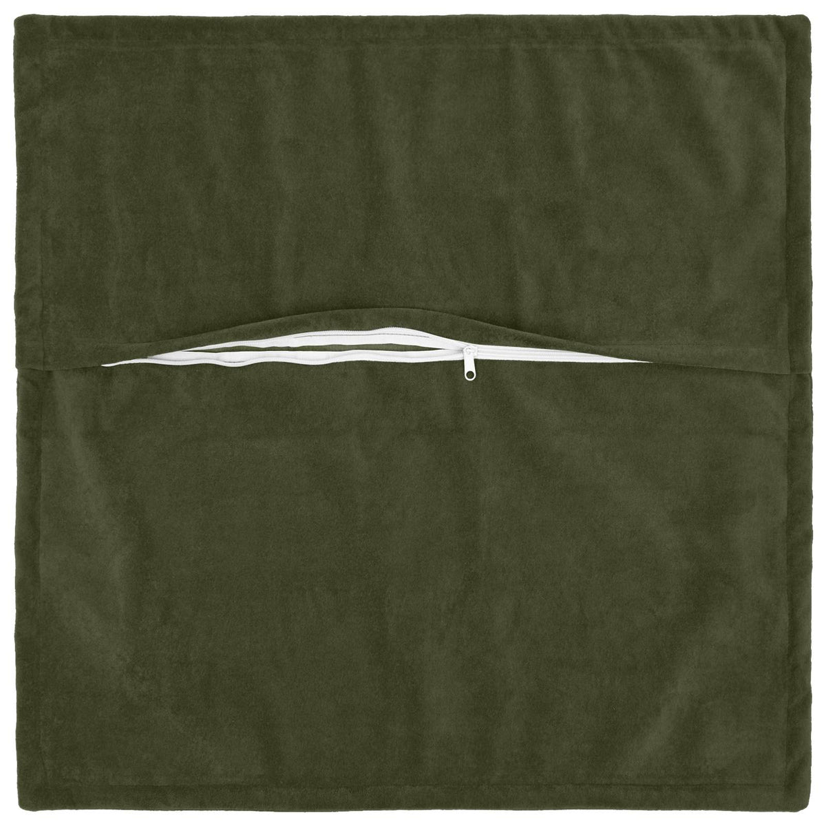 Cushion HOUTEN Green Microfiber Fleece