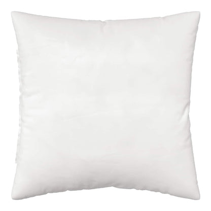 A plain white cushion cover, ready to be filled