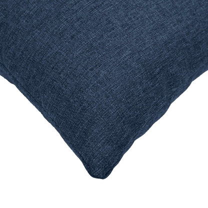 corner of a blue cushion