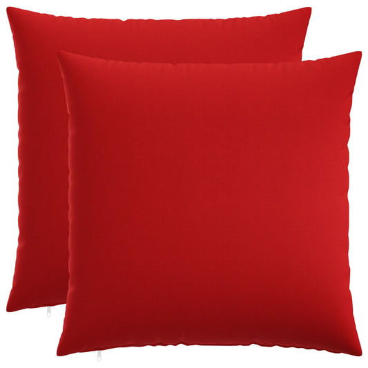 vidaXL Cushion with Pillow HEERLEN 2 pcs Red Fabric, a set of two red cushions