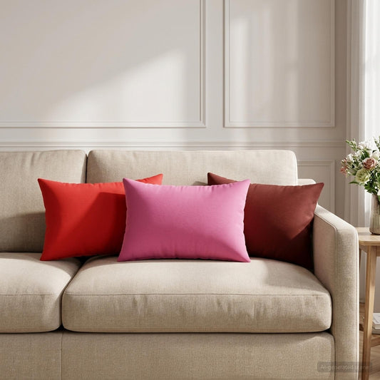 Cushion with Pillow HEERLEN 6 pcs Polyester