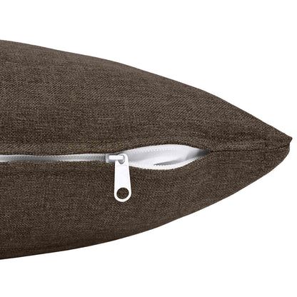 Cushion with Pillow HEERLEN pcs Taupe Fabric