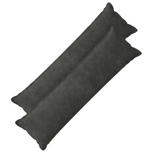 Cushion with Pillow HOUTEN 2 pcs Anthracite Microfiber Fleece