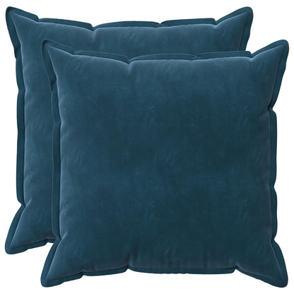 The throw pillows shown in a pair against a plain white background