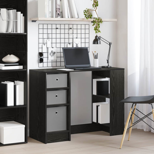 Desk 100 x 40 x 75 cm Engineered Wood Black oak