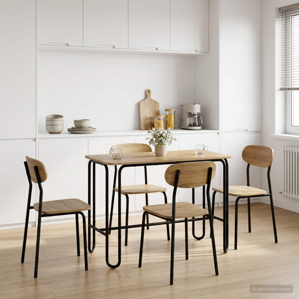 Dining Table 100 x 50 x 75 cm Engineered Wood Artisan oak