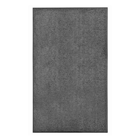 Doormat Washable 90x150 cm Width 90 cm Length 150 cm Anthracite