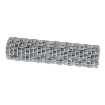 The fence panels lying horizontally on the ground in a tightly packed roll