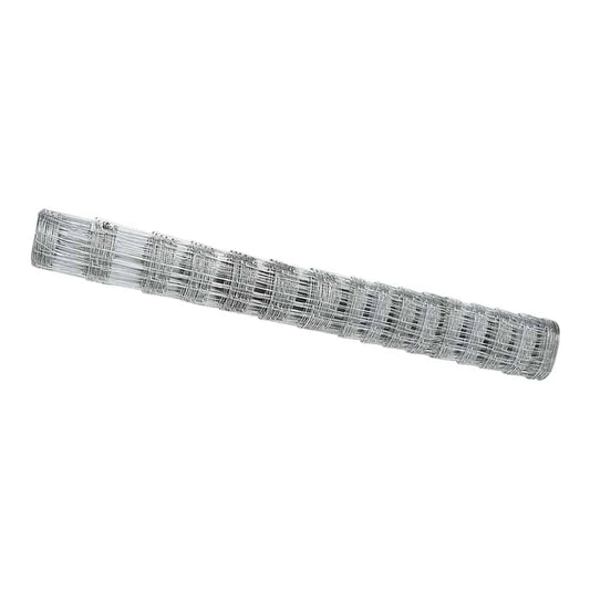 The wire fence roll shows a silver metal mesh unrolled to reveal a grid pattern