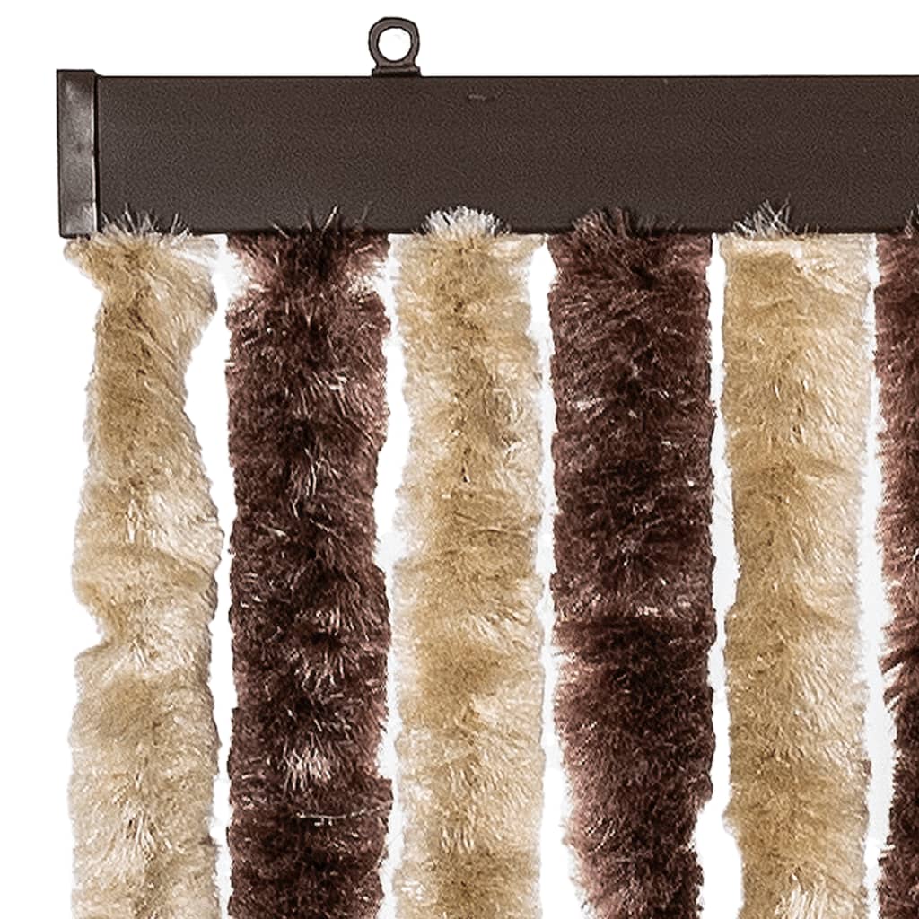 Close up of the top of the fly curtain showing the hanging rail