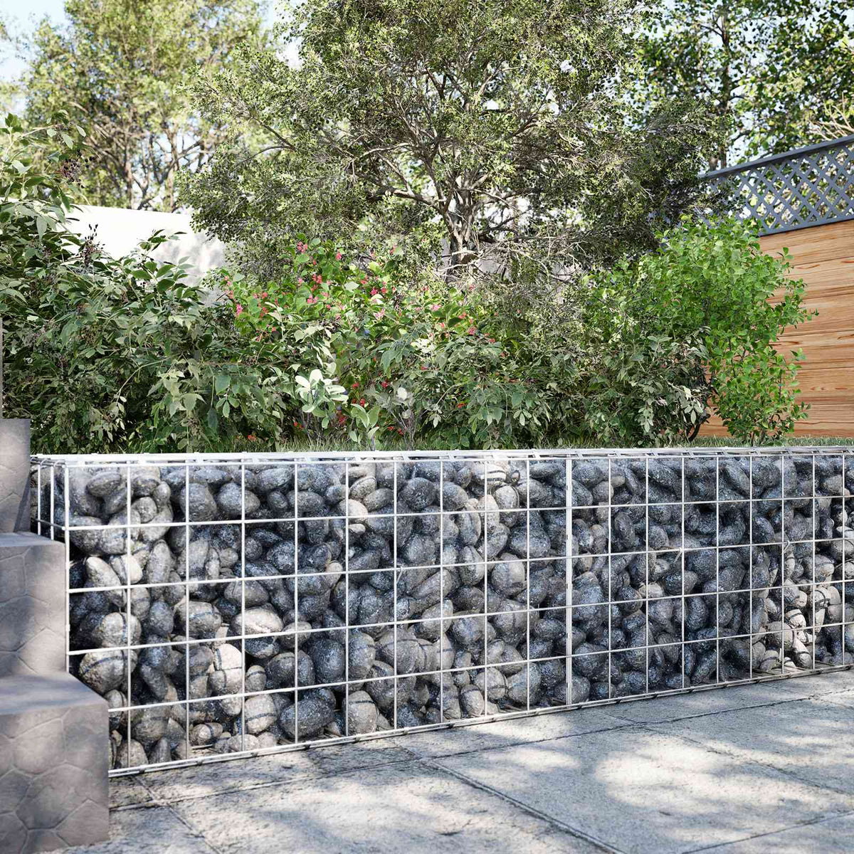 Gabion with 3.5 mm Wire and 10x10 cm Mesh 50x10x50 cm Height 50 cm Thickness 10 cm 50–1000 cm 50 cm