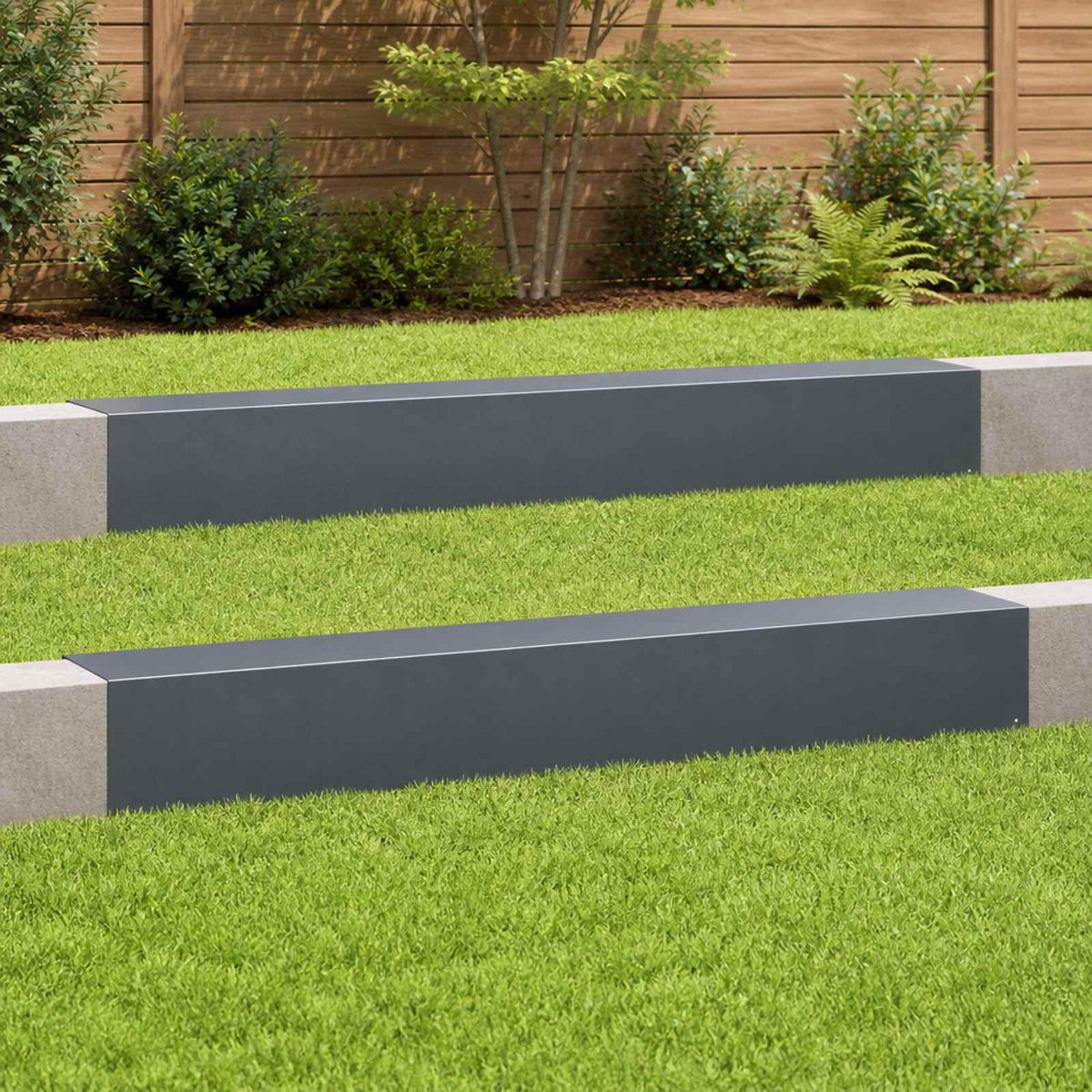 Garden Cover Profile 2 pcs Anthracite