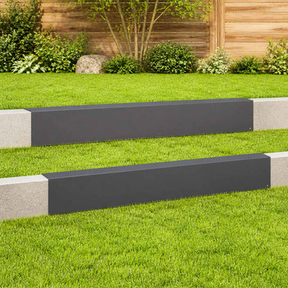 Garden Cover Profile 2 pcs Black