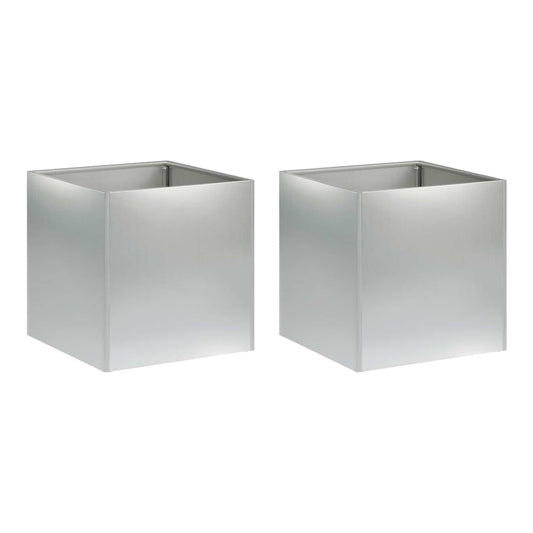the garden planters shown as a pair against a plain white background
