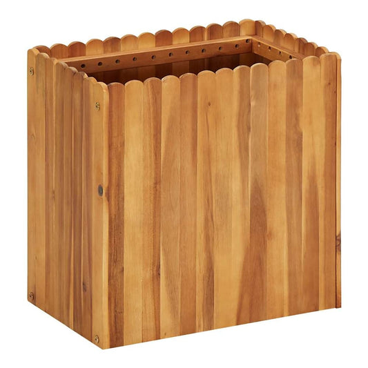 Garden Raised Bed Solid Acacia Wood 50 cm 50 cm 30 cm