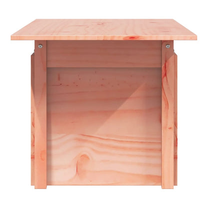 Rear view of the solid wood Douglas garden table showing construction