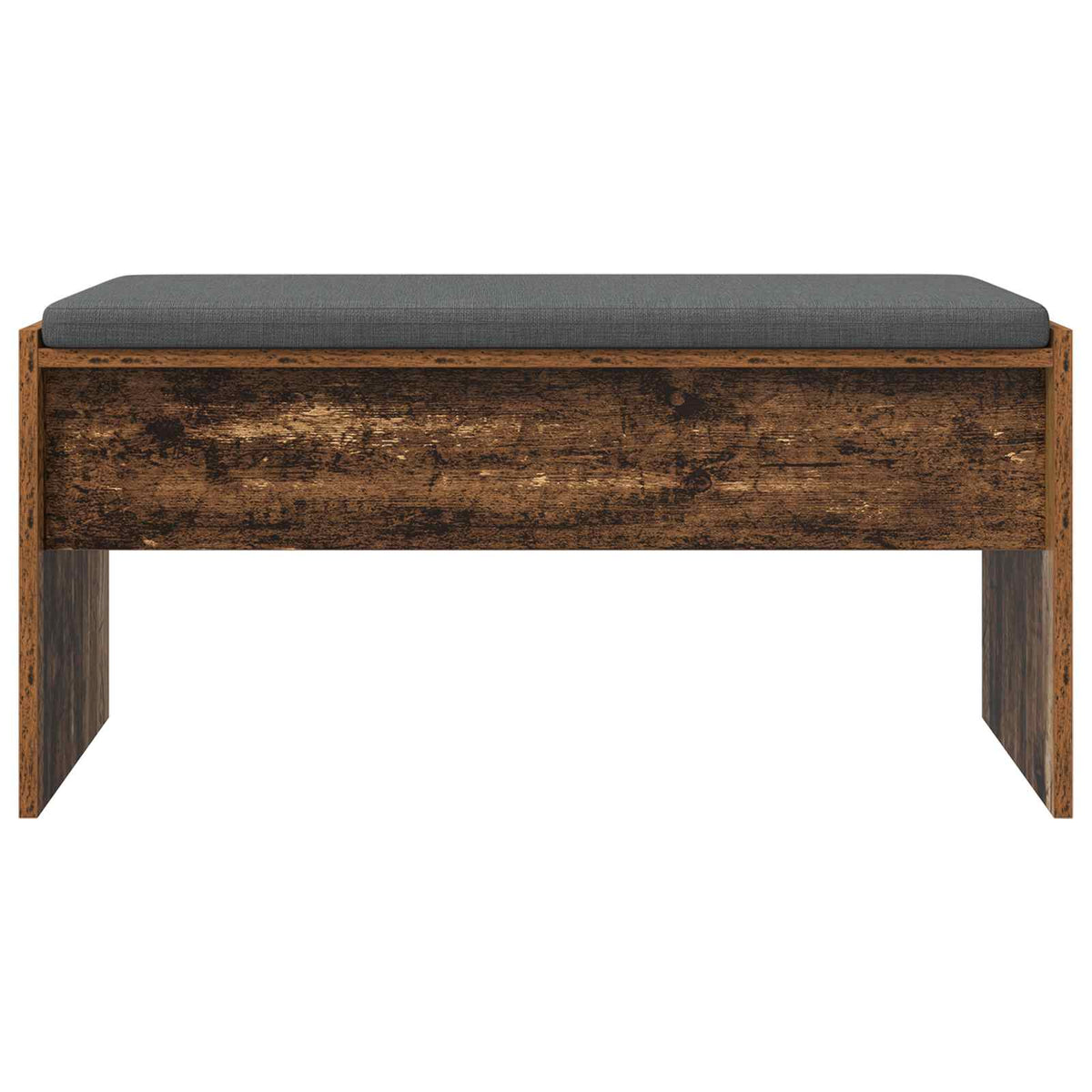 The storage bench shown from the front against a plain white background