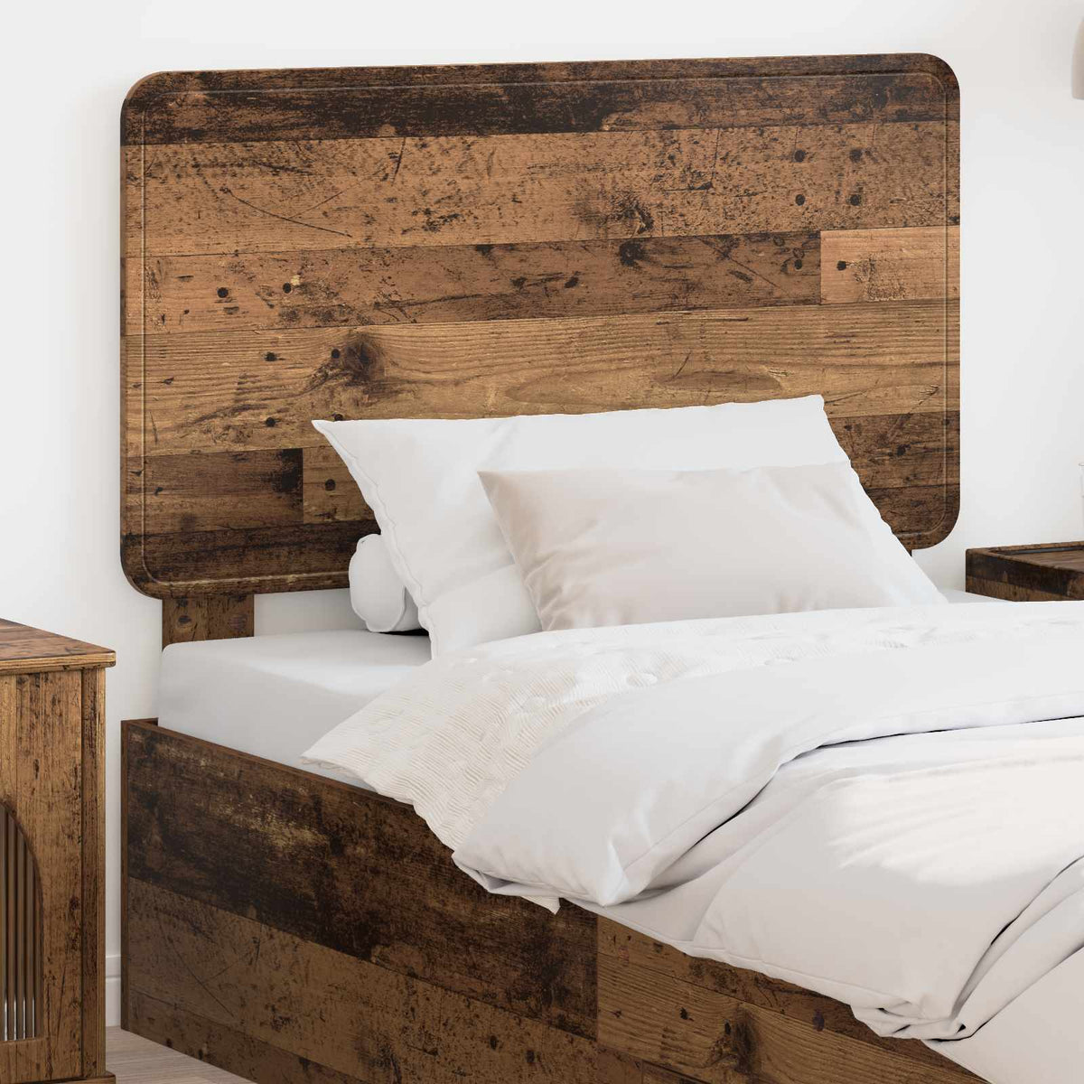 Headboard Engineered wood Old wood 75 cm