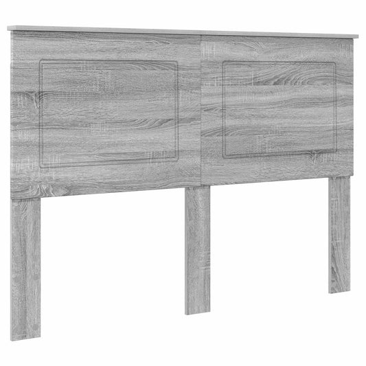 Grey Sonoma engineered wood headboard with two vertical legs