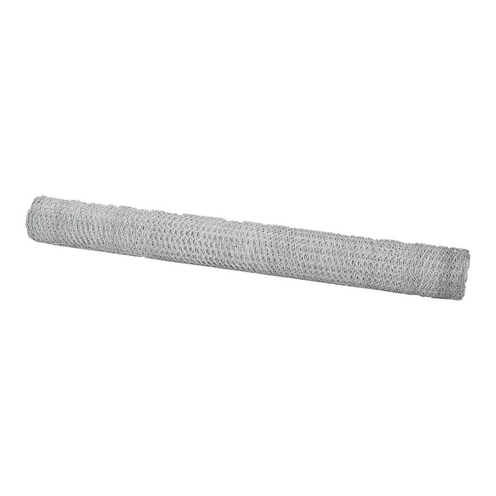 The galvanised steel fence is a roll of hexagonal wire mesh fencing