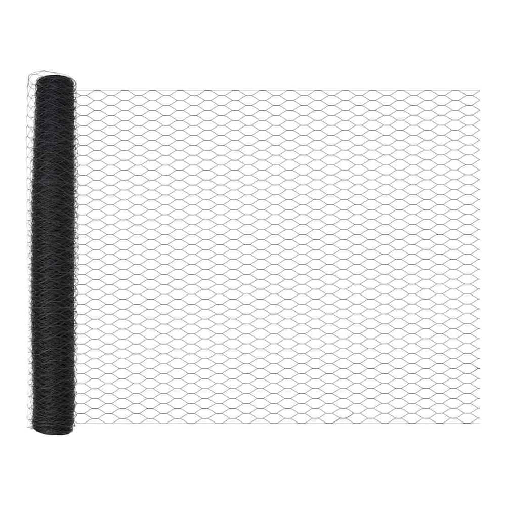 Hexagon Fence PVC Grey
