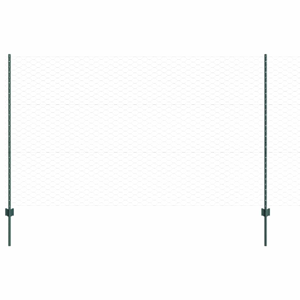 The hexagonal fence panels shown against a plain white background