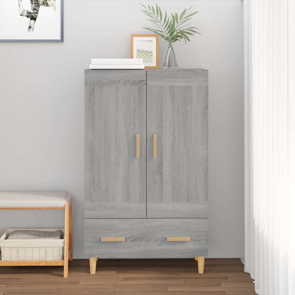Highboard 70x31x115 cm Engineered Wood Grey sonoma