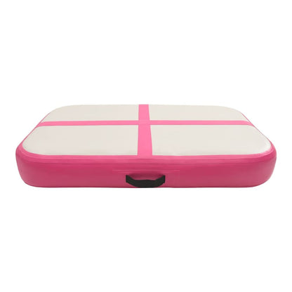Inflatable Gymnastics Mat with Pump PVC Pink