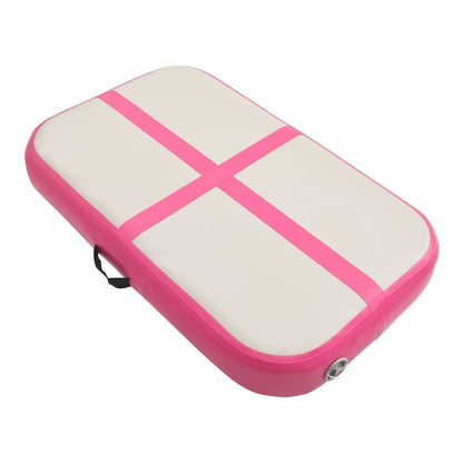 Inflatable Gymnastics Mat with Pump PVC Pink