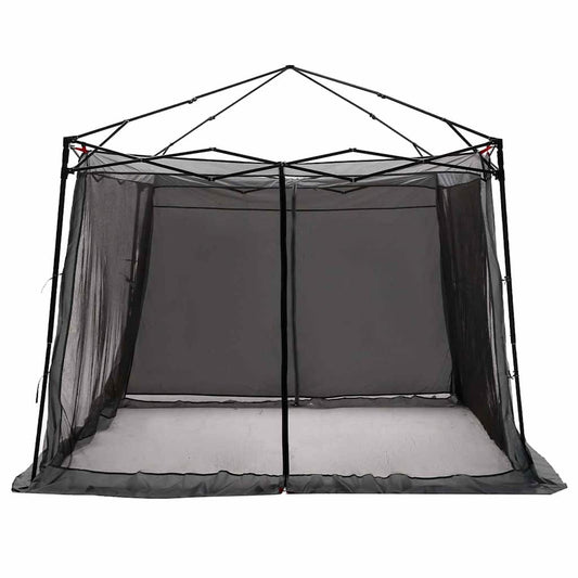 The grey and orange six-person tent with mesh sides