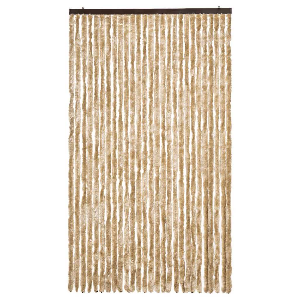 The insect curtain displayed in full from a straight-on perspective
