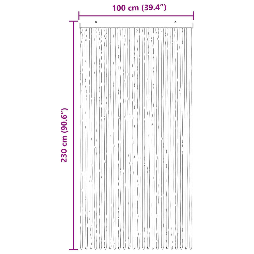 The insect screen with dimensions shown