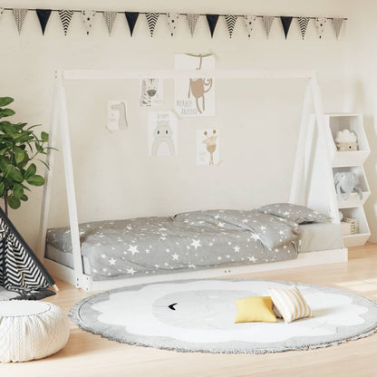 Kids Bed Frame Solid Wood Pine 80 cm