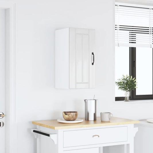 Kitchen Base Cabinet "Lucca" Engineered Wood High gloss white 1x bottom cabinet (1 door 1 drawer) 30 cm wide 81.5 cm high–1x wall cabinet (1 door) 30 cm wide 100 cm high 1x wall cabinet (1 door) 30 cm wide 60 cm high