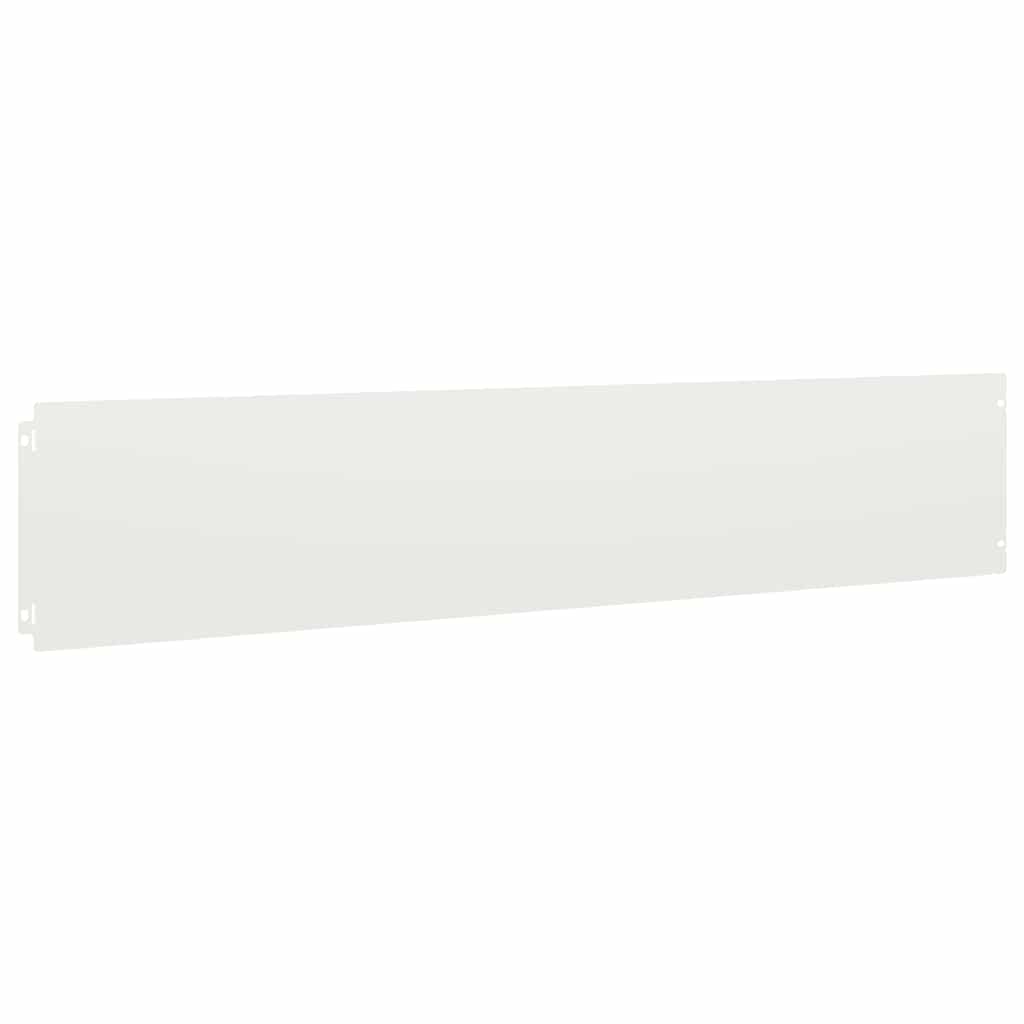 A single white lawn edging piece shown from the back