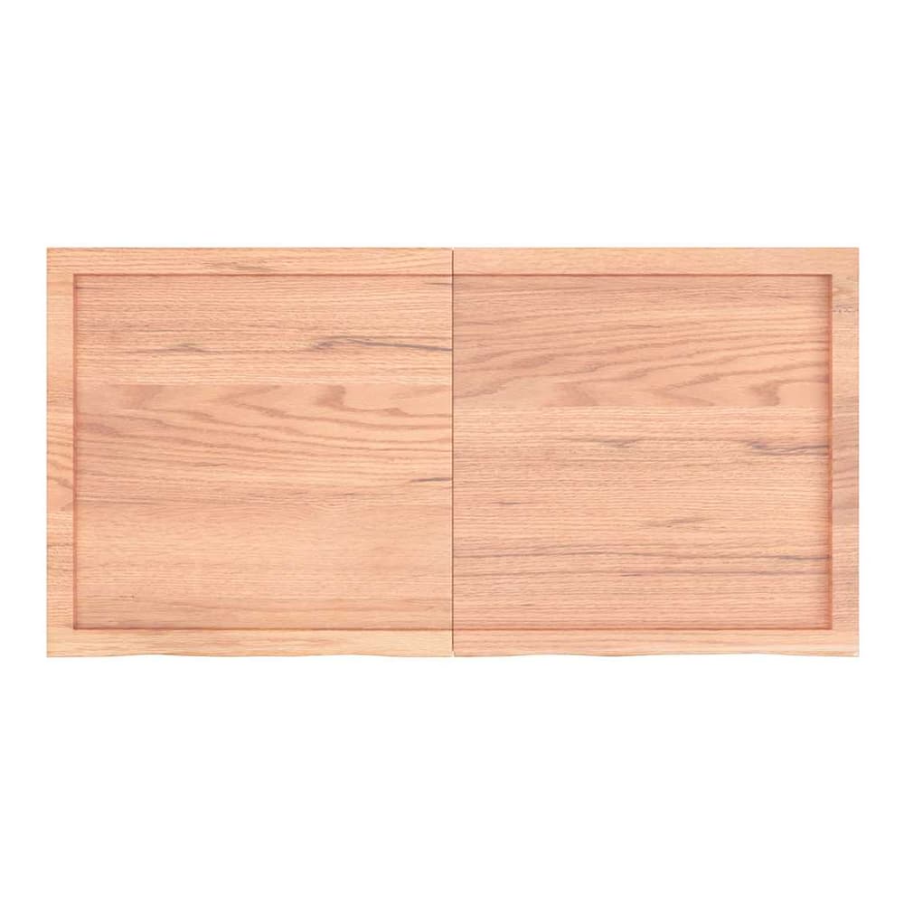 The underside of the table top showing the recessed frame construction