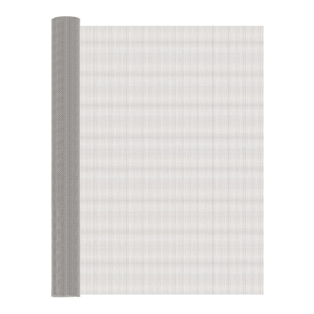 vidaXL Mesh Screen 8 Mesh Stainless Steel 201 Silver, a rolled up piece of fine mesh fencing