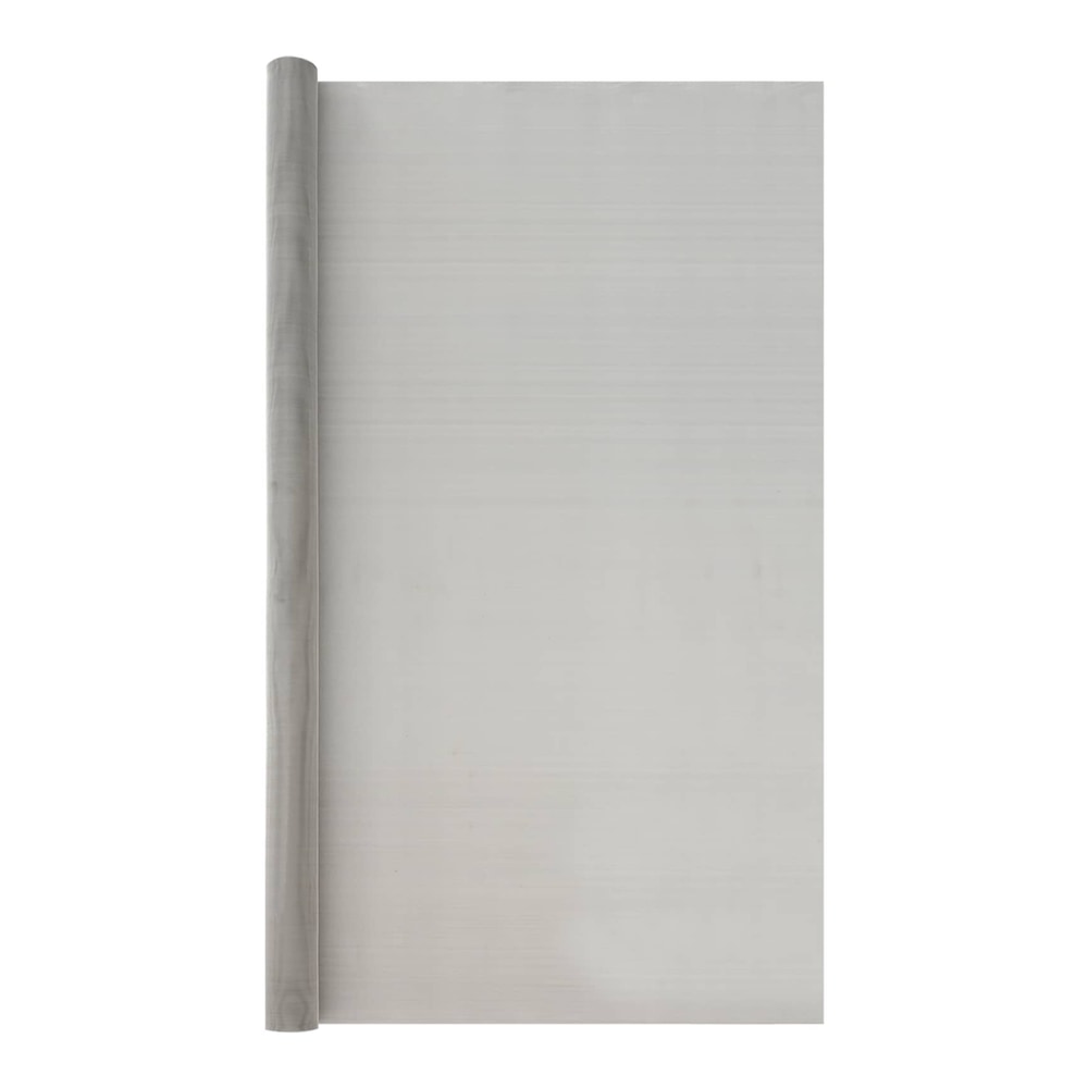 vidaXL Mesh Screen 60 Mesh Stainless Steel 201 Silver, a large roll of fine mesh screen