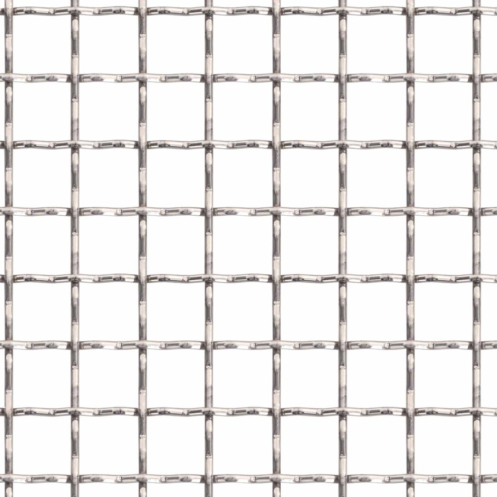 Close-up of the stainless steel mesh screen pattern