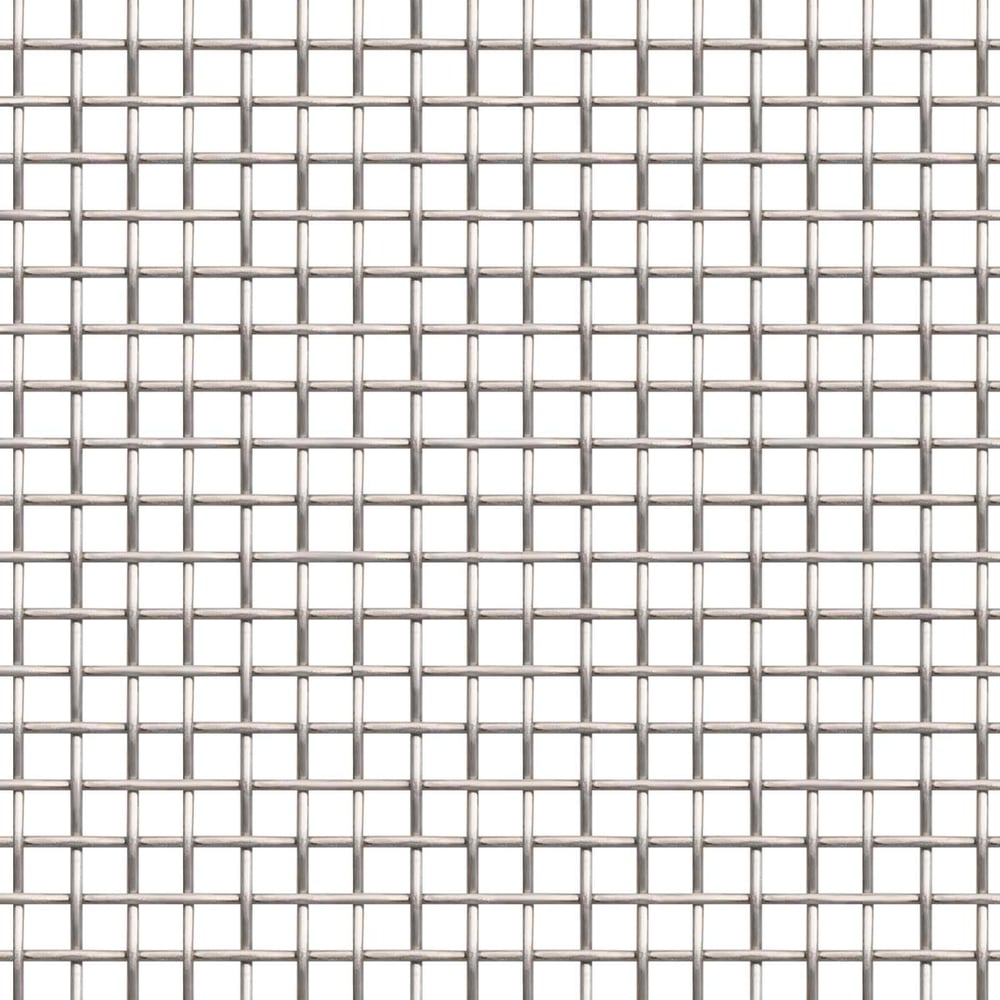 A detailed close-up of the stainless steel mesh screen grid