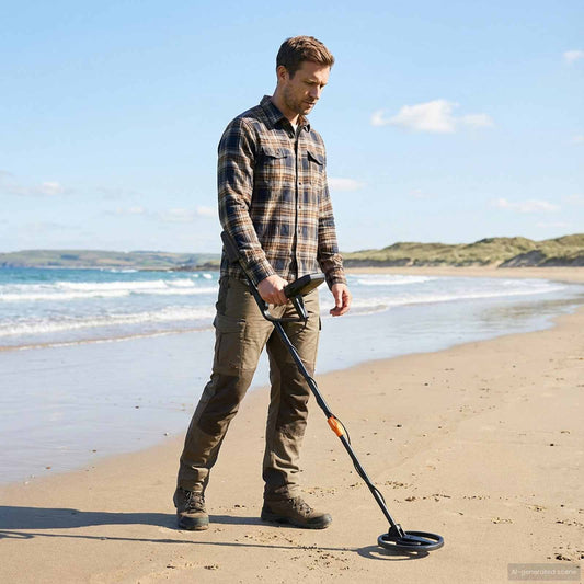 vidaXL Metal Detector with LCD Display 3 Models 19 cm Coil Black 1